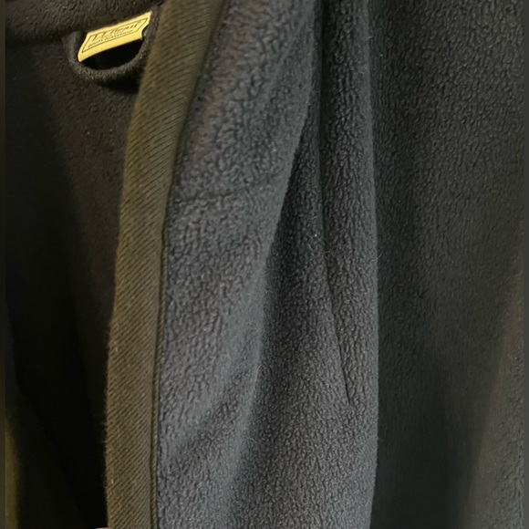 LL Bean Mens Large Tall Vintage Blue Robe - Picture 4 of 6